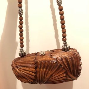 Timmy Woods Wooden Crossbody Bag